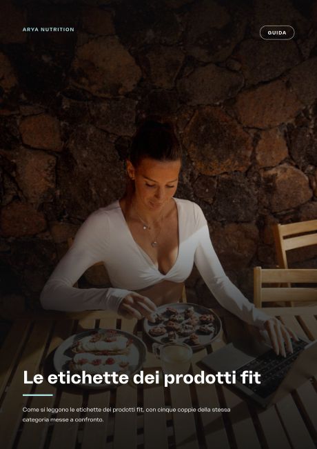 Copertina della guida Le etichette dei prodotti fit