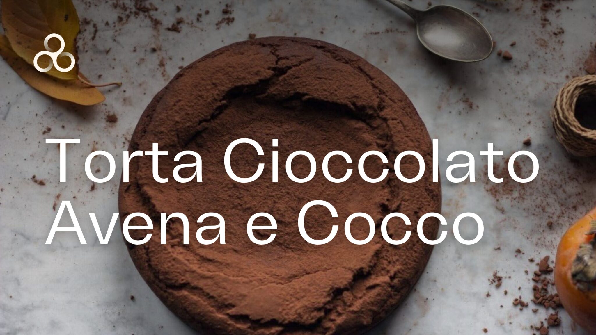 Torta cioccolato, avena e cocco