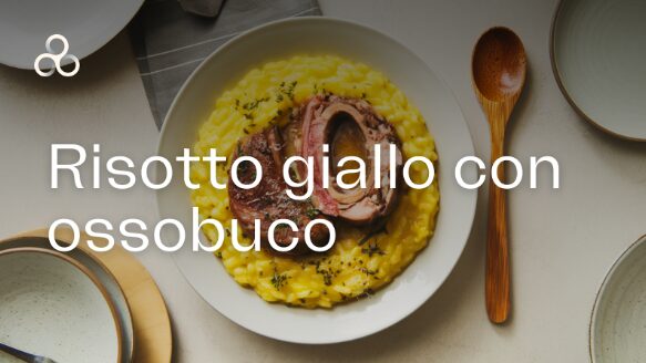 Risotto giallo con ossobuco