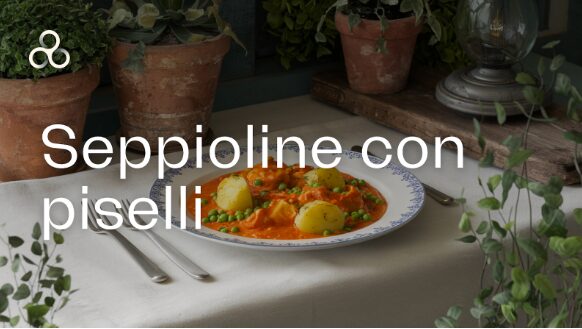 Seppioline con piselli e patate in umido/stufate